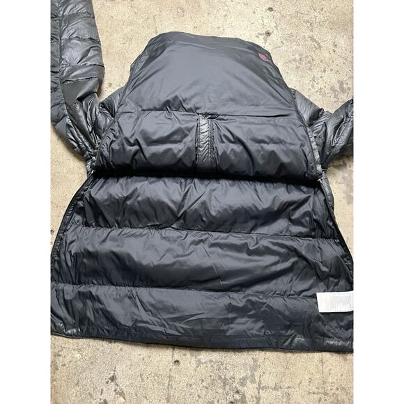 Nike ACG Outer Layer 3 Size L Womens Black 3/4 Zip Down Packable Puffer 800 Fill - Picture 8 of 15